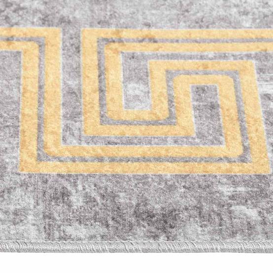 Tapis Décoratif Velours Doux Lavable en Machine Antidérapant pour Intérieur Gris 120x180 cm – ComfortXL Outdoor Living - Image 6