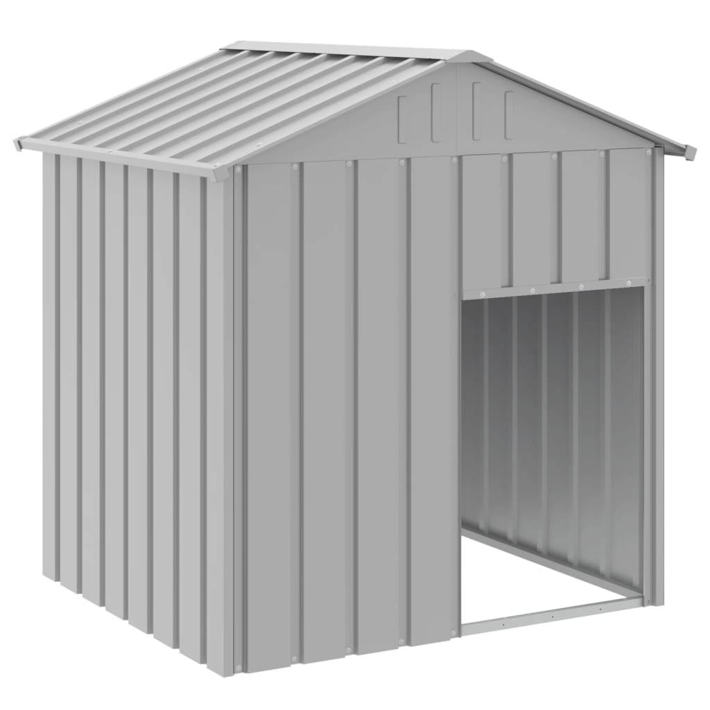 Niche pour chien - Cage pour chien - Niche de jardin avec toit gris ...