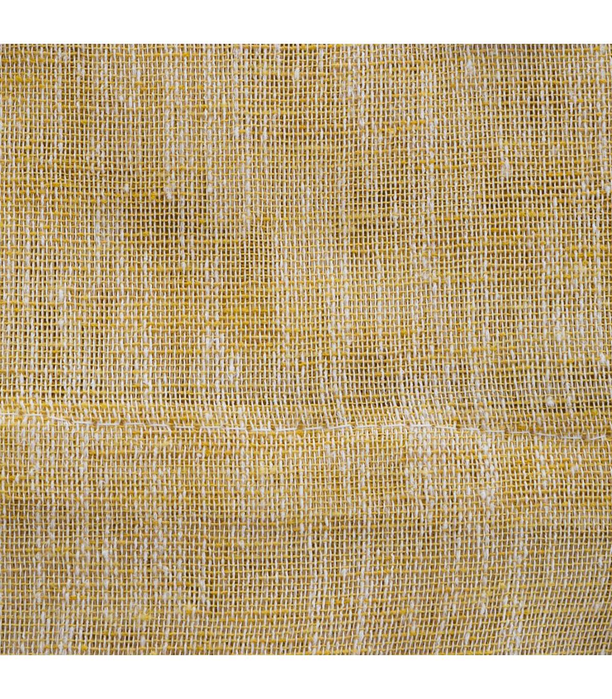 Voilage à œillets Jaune Ocre 140 x 240 cm - Image 3