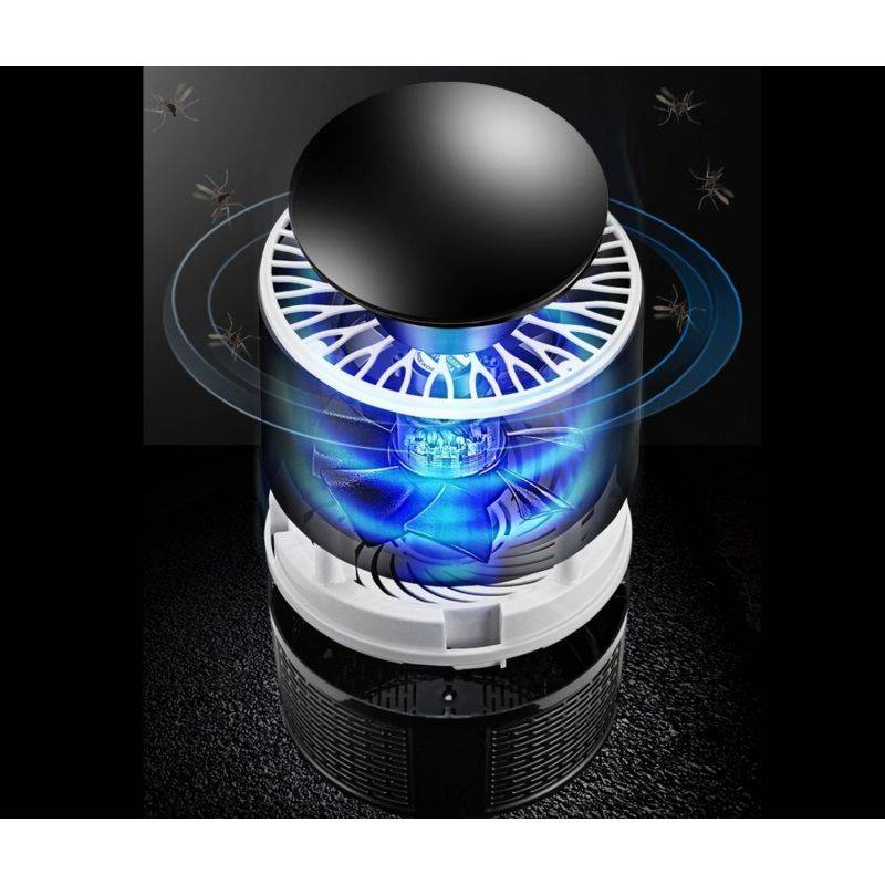 Lampe anti-moustiques Noir HG03138-BLK Herzberg - Image 8