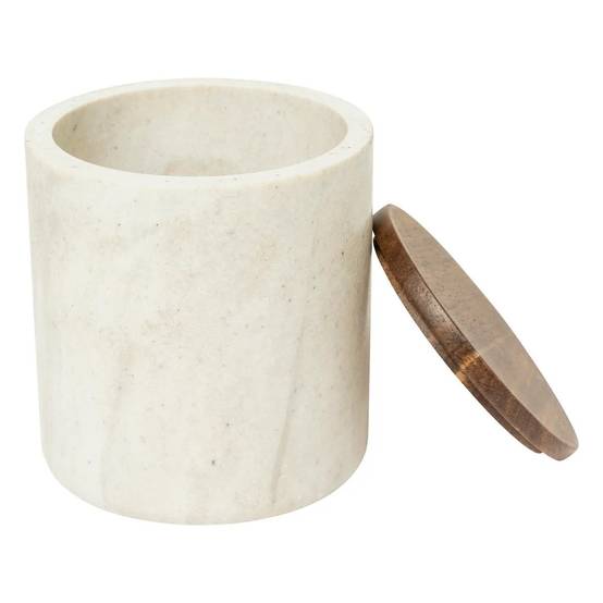 Pot à Coton Design "Côme" 11cm Beige - Image 2