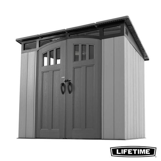 Lifetime - Abri de jardin résine 2.54x1.65m modern LIFETIME #60387U - Image 1