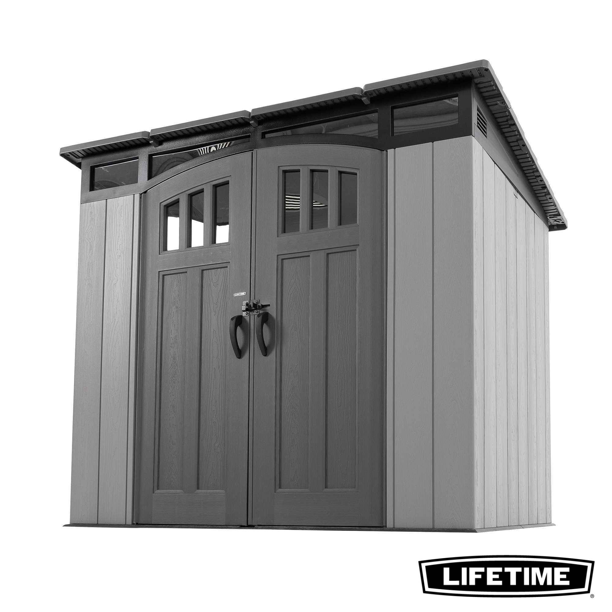 Lifetime - Abri de jardin résine 2.54x1.65m modern LIFETIME #60387U - Image 1