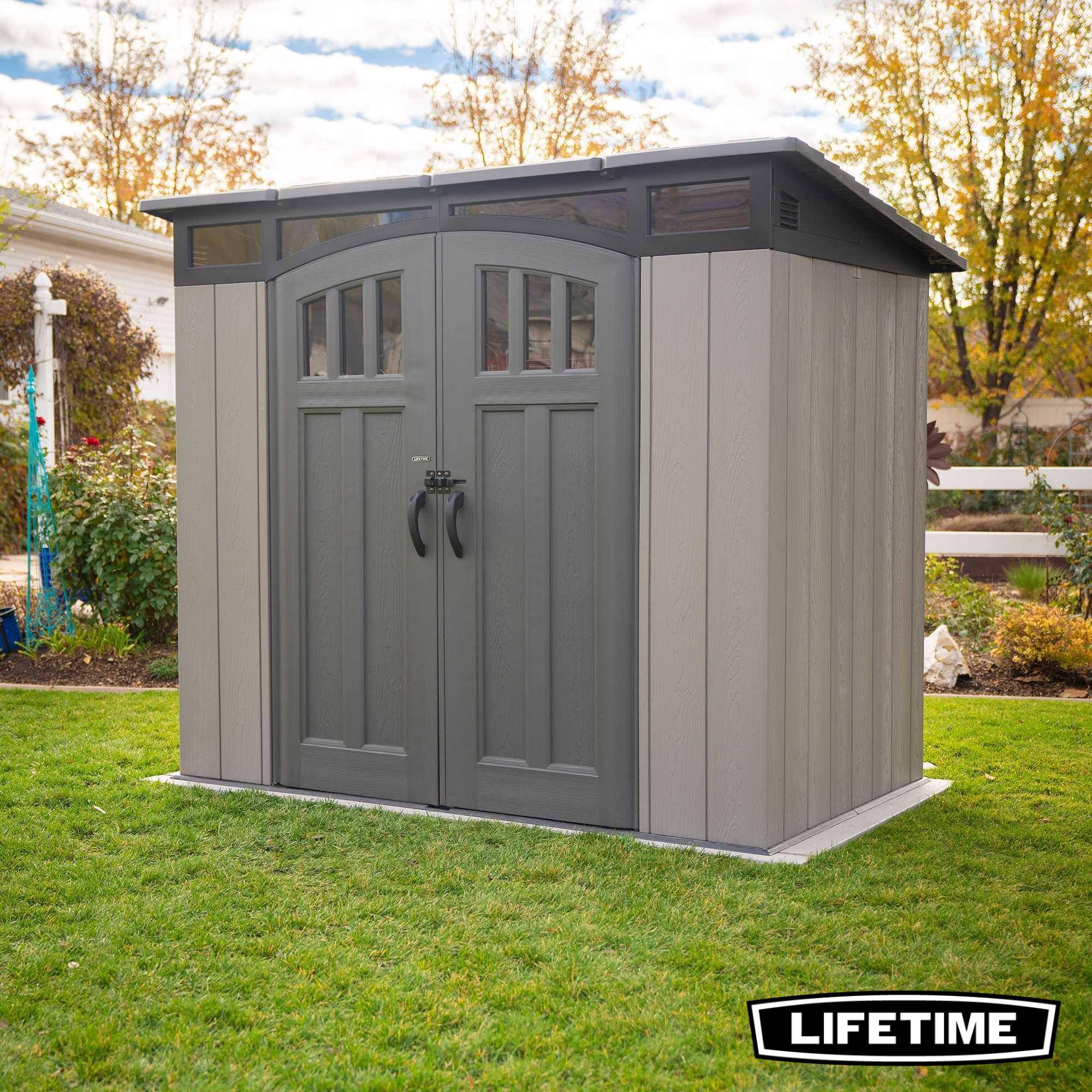 Lifetime - Abri de jardin résine 2.54x1.65m modern LIFETIME #60387U - Image 4