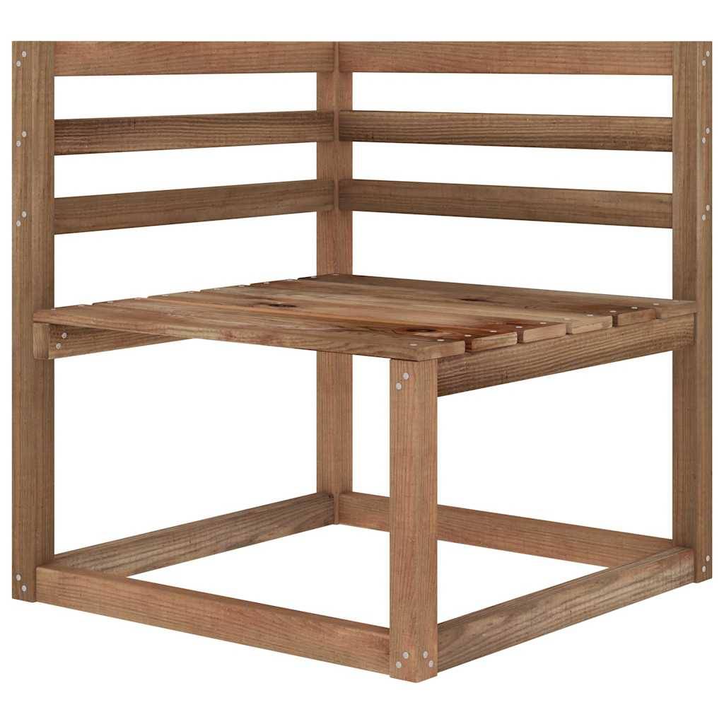 Vidaxl - Salon de jardin 2 pcs Marron Bois de pin imprégné vidaXL 316194 - Image 7