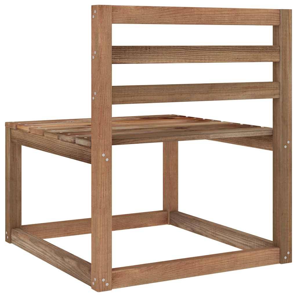 Vidaxl - Salon de jardin 2 pcs Marron Bois de pin imprégné vidaXL 316194 - Image 6