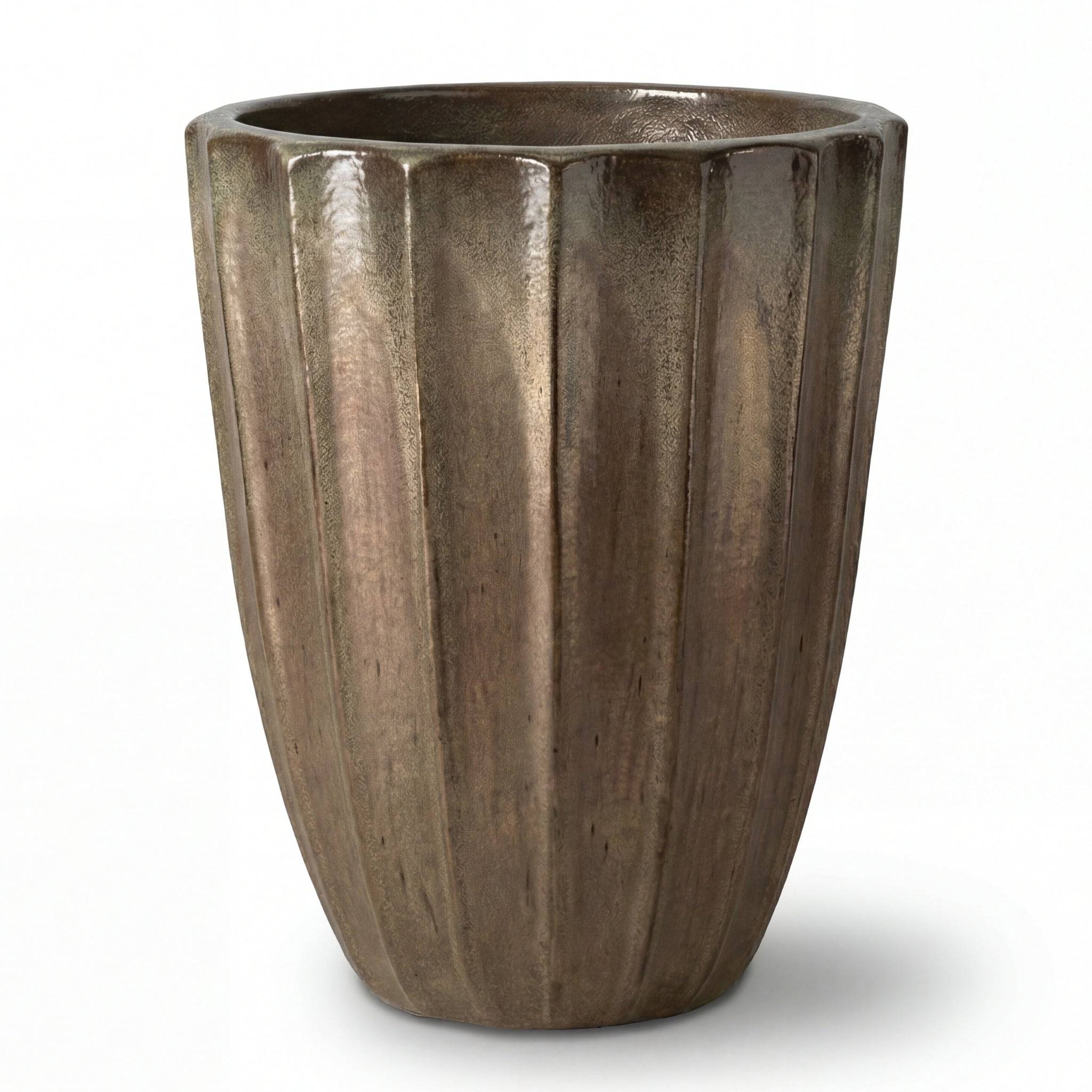 Pot HUGO 55x71cm bronze sablé - Image 1
