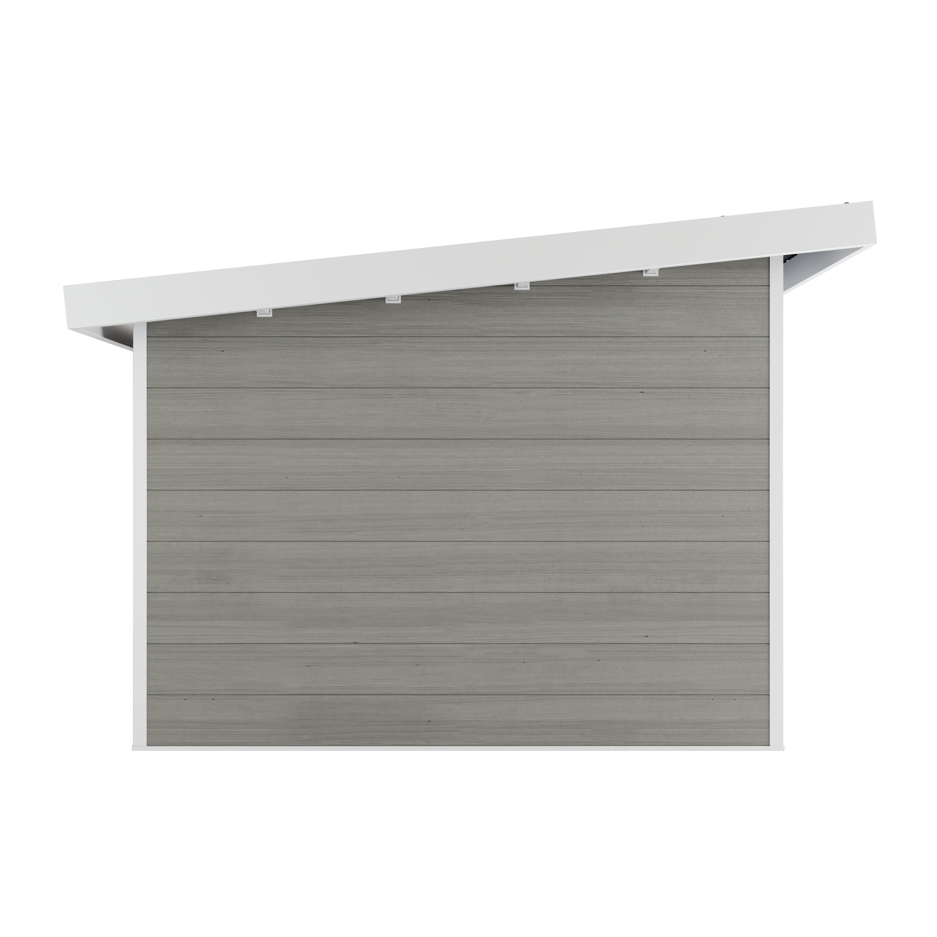 Abri de Jardin Composite ALMA - 11m2 Gris clair - Garantie 20 ans - Cabanon de Jardin - Image 5