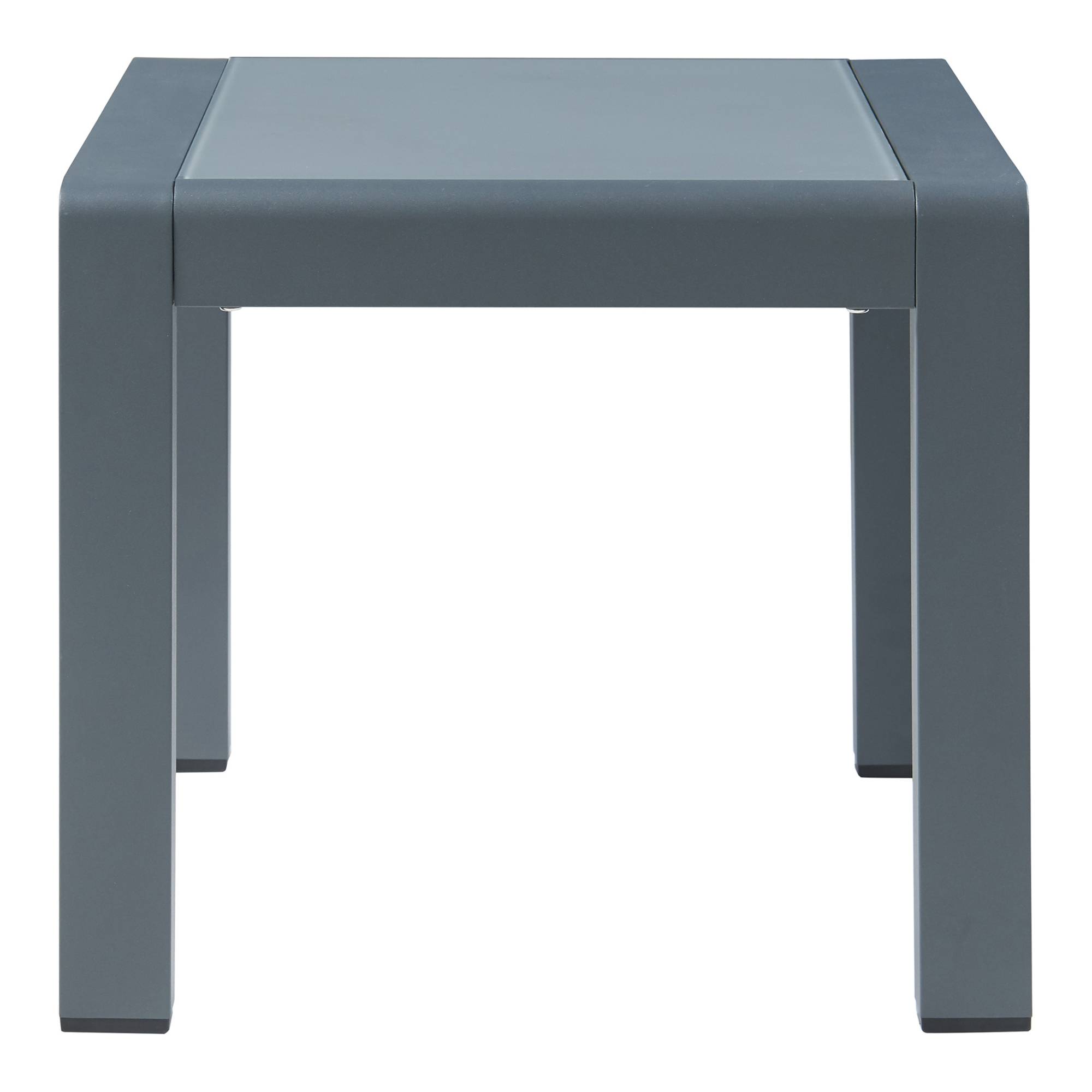 Casa.Pro - Table d'appoint de jardin Avise verre trempé 46 x 51 x 51 cm anthracite casa.pro - Image 4