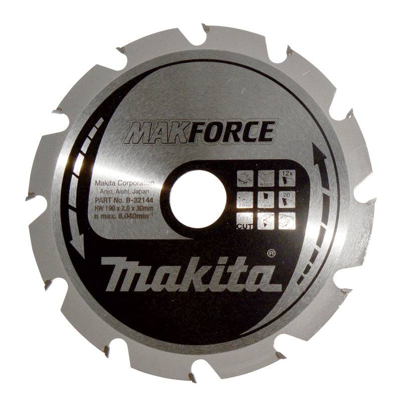 Makita - Lames carbure "MakForce", pour bois, pour scies circulaires MAKITA - taille Ø355 mm x 60 Dents - MAKITA ACCESSOIRES - Image 3