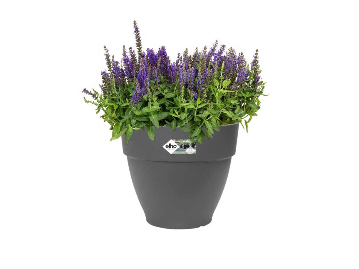 Elho - Pot De Fleurs Rond Vibia - Plastique Réservoir - ø47 - Blanc - Image 5