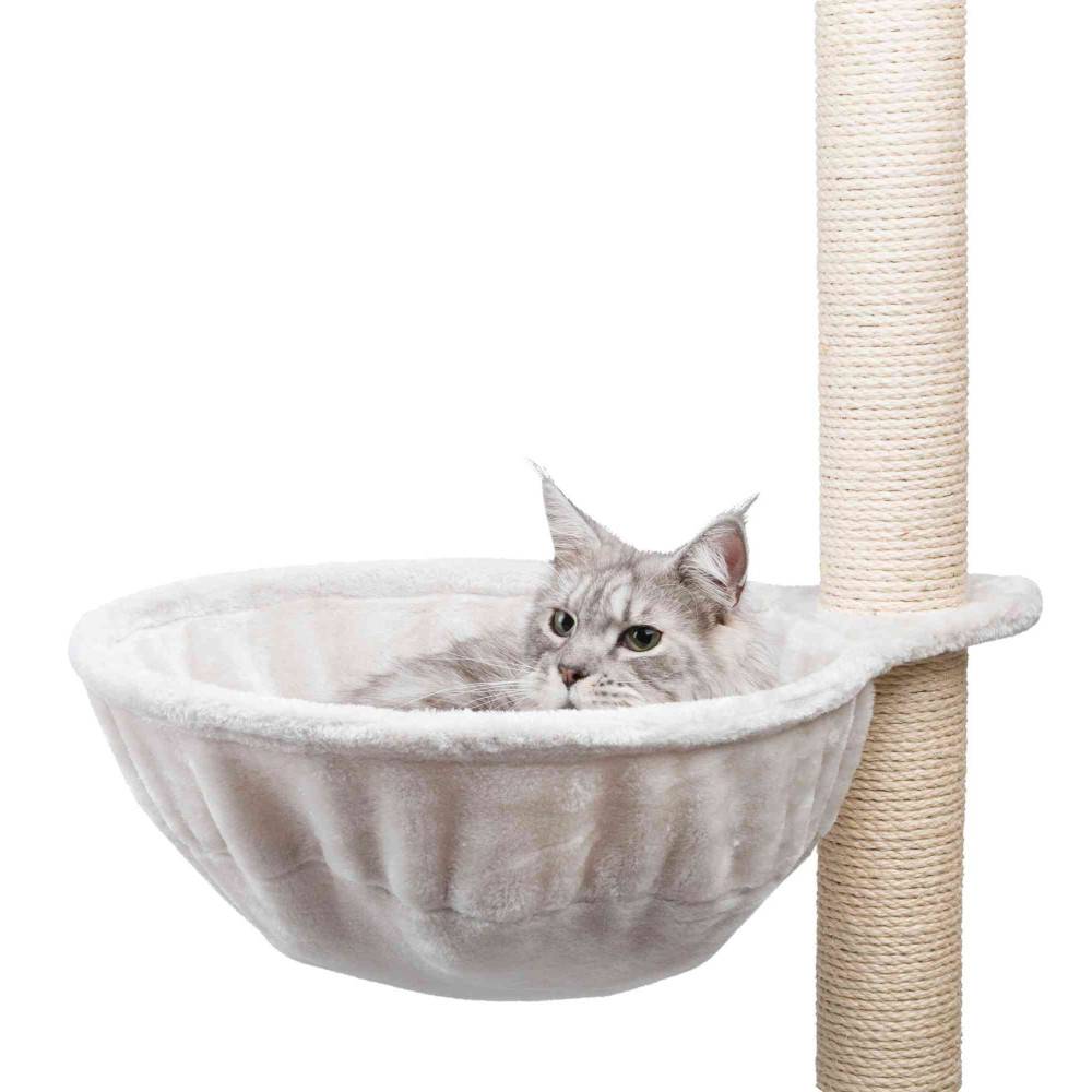 Trixie - Nid confort XL pour arbre à chat, ø 45 cm, couleur gris clair. - Image 1