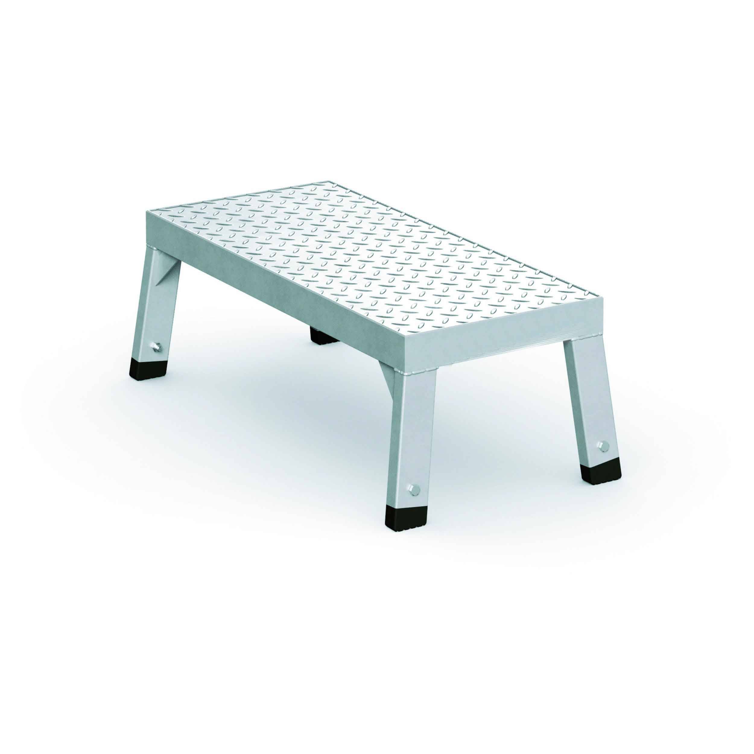 Marchepied industriel modulaire MODULO STEP 1 marche - hauteur de travail 2,20m