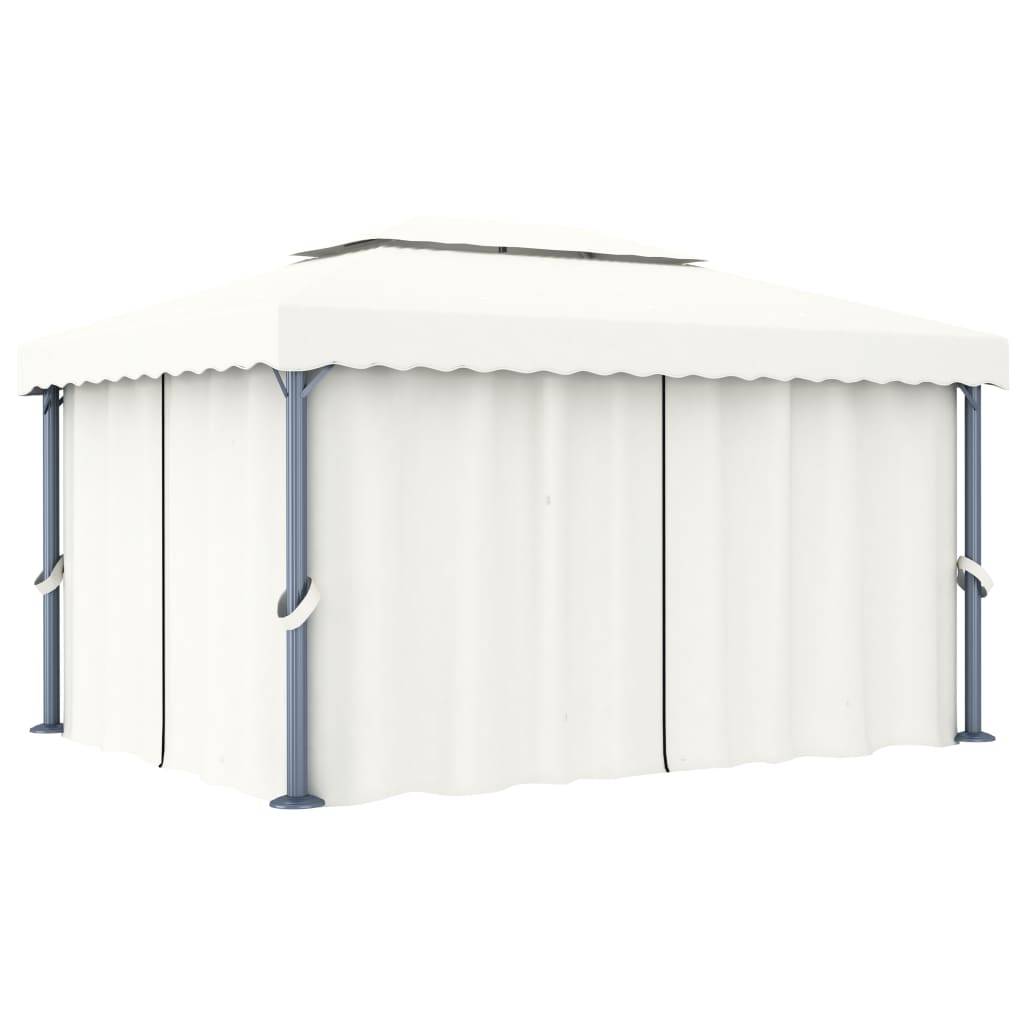 PANGIVO - Tonnelle aluminium blanc crème 400 x 300 x 264 cm - PANGIVO - Image 1