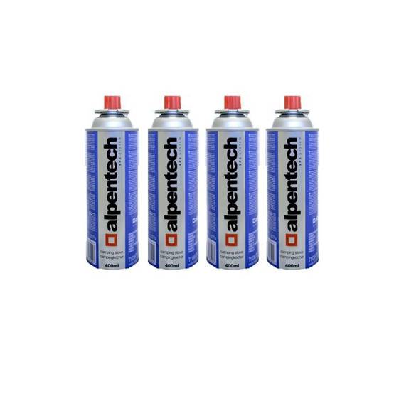 Pack de 4 Cartouches de gaz 250g butane Camping Butane ALPENTECH - Image 1