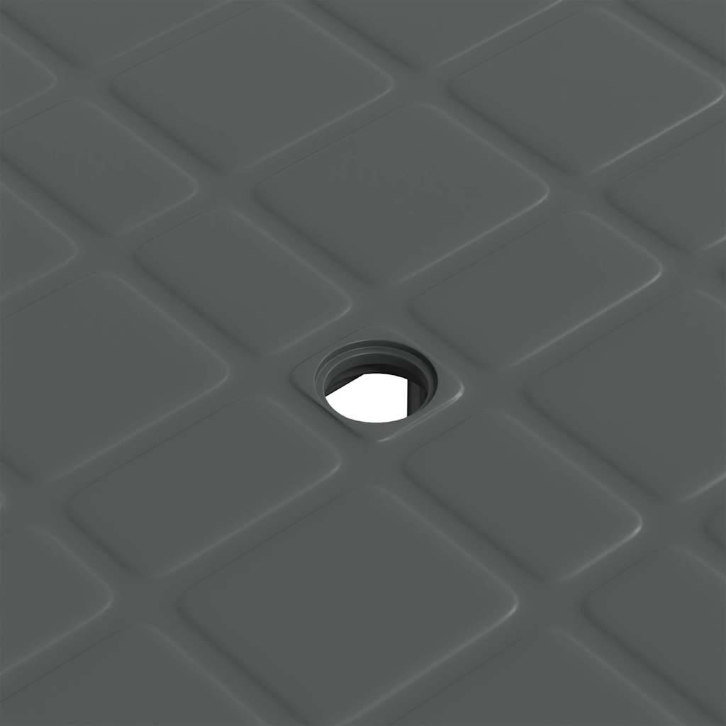 Table de jardin plastique anthracite 80 x 75 x 72 cm - PANGIVO - Image 9