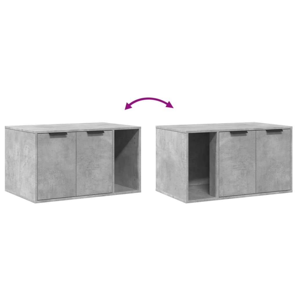 Prolenta Premium - Meuble à litière pour chat bois gris 80 x 50 x 45 cm - Prolenta premium p361.8 - Image 8