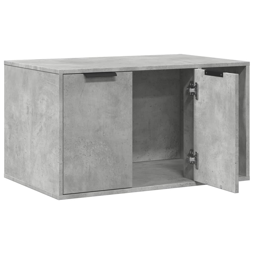 Prolenta Premium - Meuble à litière pour chat bois gris 80 x 50 x 45 cm - Prolenta premium p361.8 - Image 4