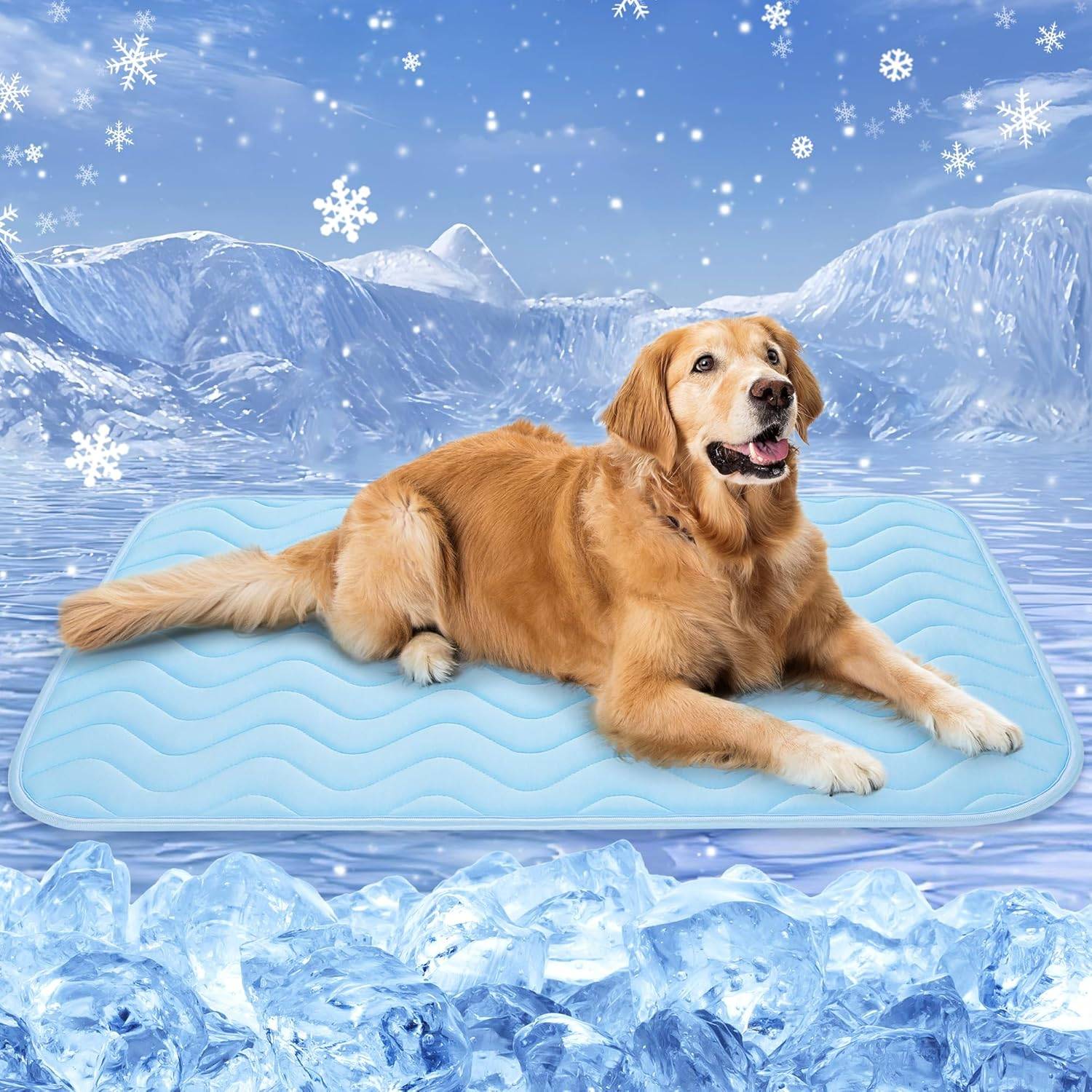 Tapis rafraîchissant pour chien, 100 x 70 cm
