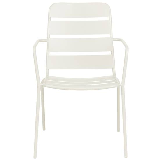 Beliani - Set de salle à manger, 6 Personnes Métal Beige clair TERENZO - Beliani - Image 6