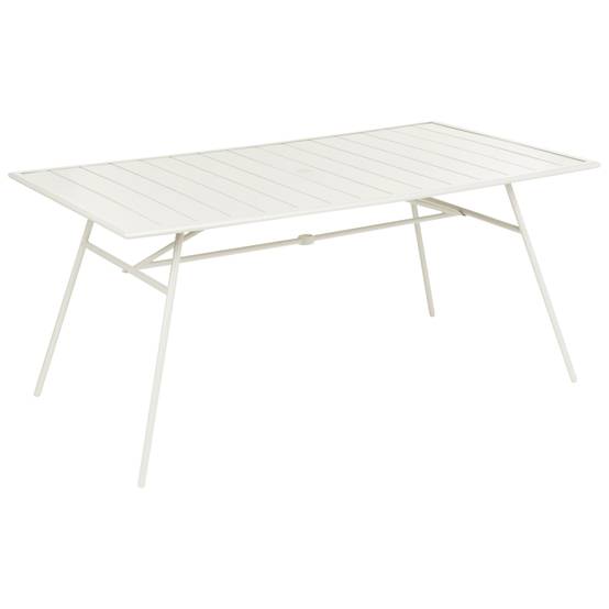 Beliani - Set de salle à manger, 6 Personnes Métal Beige clair TERENZO - Beliani - Image 3