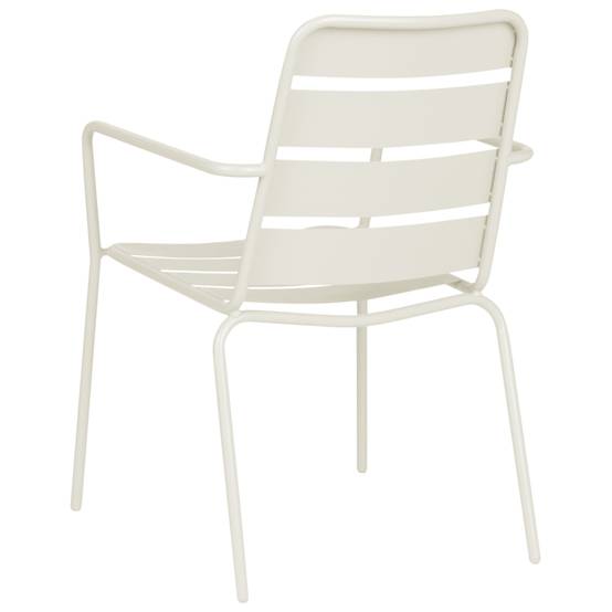 Beliani - Set de salle à manger, 6 Personnes Métal Beige clair TERENZO - Beliani - Image 7