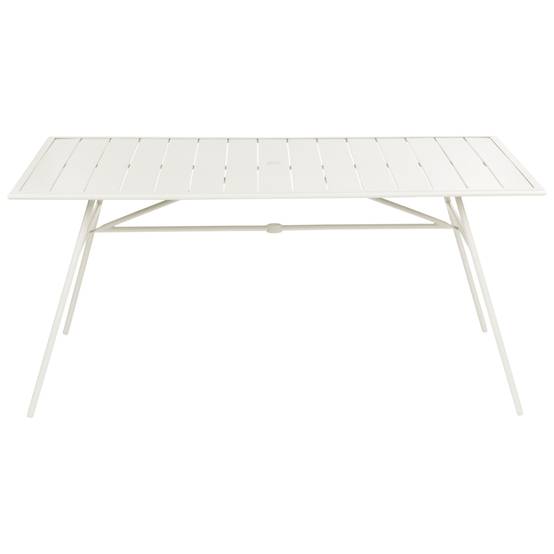 Beliani - Set de salle à manger, 6 Personnes Métal Beige clair TERENZO - Beliani - Image 4