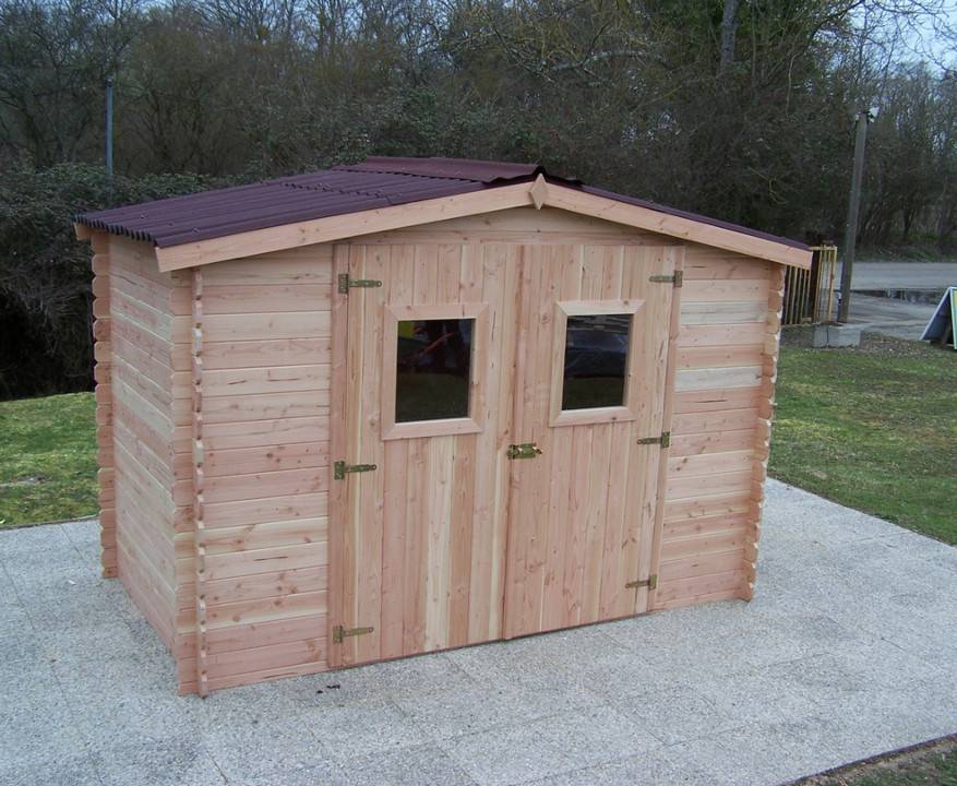 Habrita - Abri DALIA madriers Douglas 20 mm sans plancher 5,24 m² Habrita - Image 2