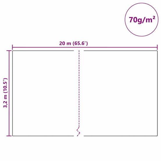 Toison Thermique Large Renforcée pour Jardin Tissu Perméable Robuste Contre Basses Températures Blanc 20x3,2m – ComfortXL Outdoor Living - Image 8