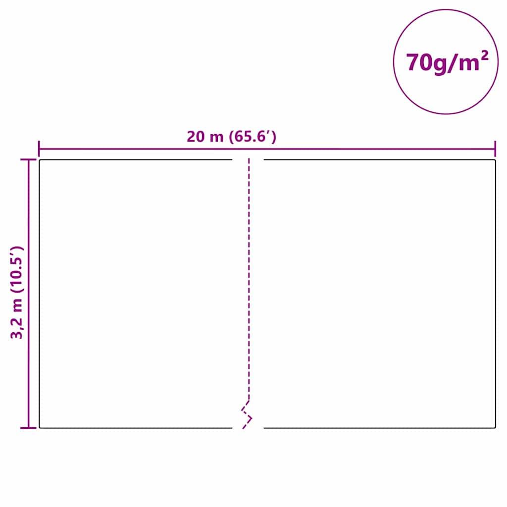 Toison Thermique Large Renforcée pour Jardin Tissu Perméable Robuste Contre Basses Températures Blanc 20x3,2m – ComfortXL Outdoor Living - Image 8