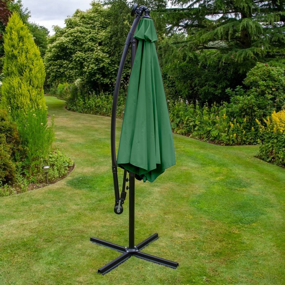 Monstershop - Parasol Vert 3m avec LED's Intégrés - Image 4