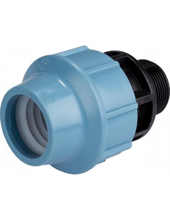 Cap Vert - Raccord Pe Droit Mâle 40mm Connexion Fiable Pour Tuyaux Polyéthylène Pehd - Cap Vert