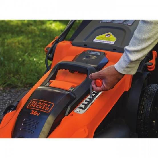 Tondeuse a Gazon a Gazon Electrique Sans Fil 36V CLMA4820L2-QW - BLACK+DECKER - 7 Hauteurs Réglables - Fonction Mulching - Image 4