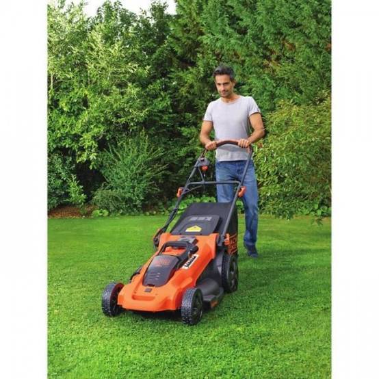 Tondeuse a Gazon a Gazon Electrique Sans Fil 36V CLMA4820L2-QW - BLACK+DECKER - 7 Hauteurs Réglables - Fonction Mulching - Image 3