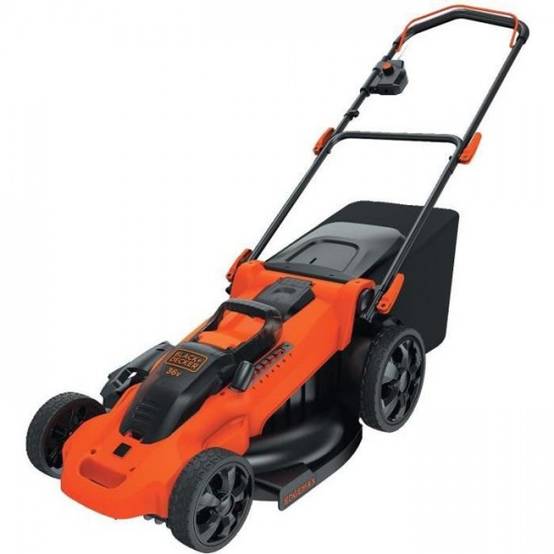 Tondeuse a Gazon a Gazon Electrique Sans Fil 36V CLMA4820L2-QW - BLACK+DECKER - 7 Hauteurs Réglables - Fonction Mulching - Image 1