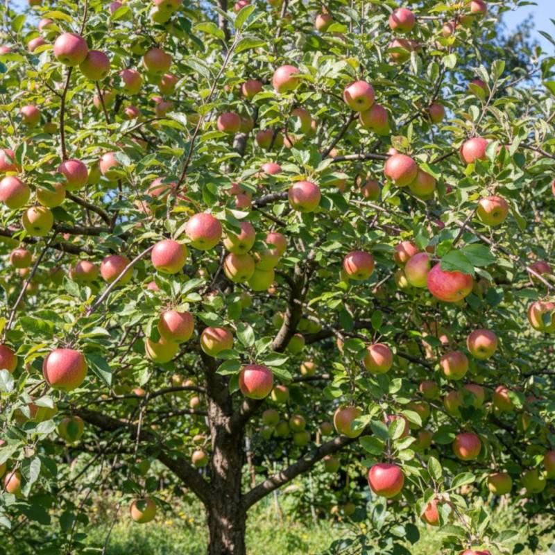 Pommier Cybèle® 'Delrouval' - Bon rendement - Pot de 15L - 1/2 tige - 150/175 cm - De 3,00 m à 5,00 m - Image 4