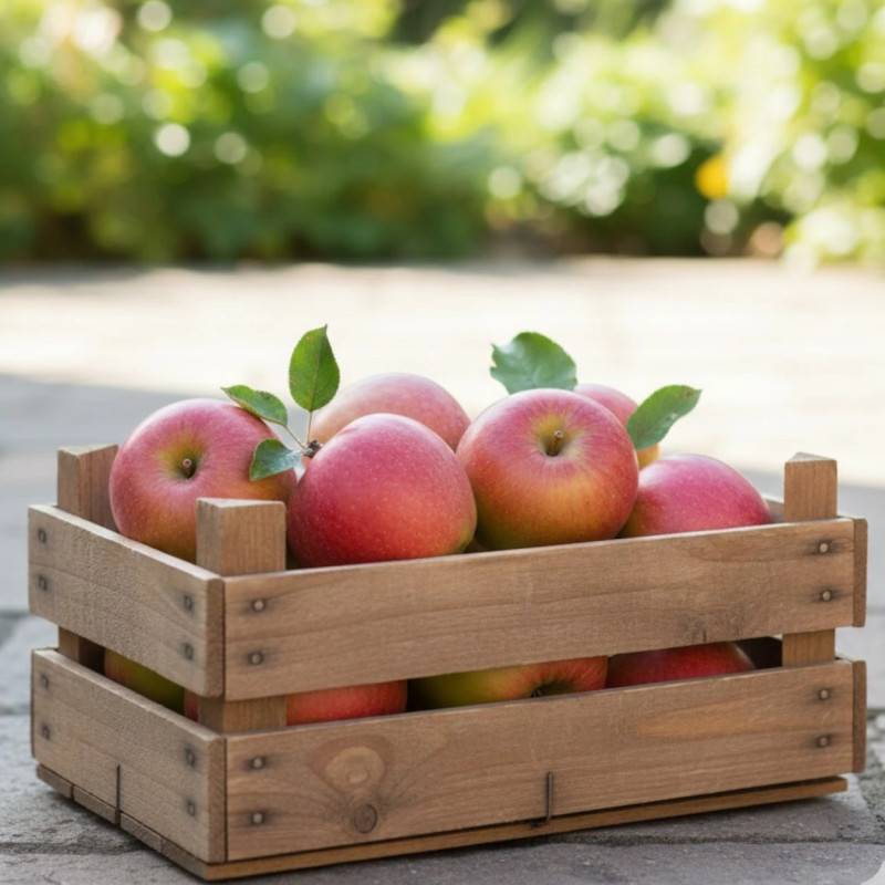 Pommier Cybèle® 'Delrouval' - Bon rendement - Pot de 15L - 1/2 tige - 150/175 cm - De 3,00 m à 5,00 m - Image 2