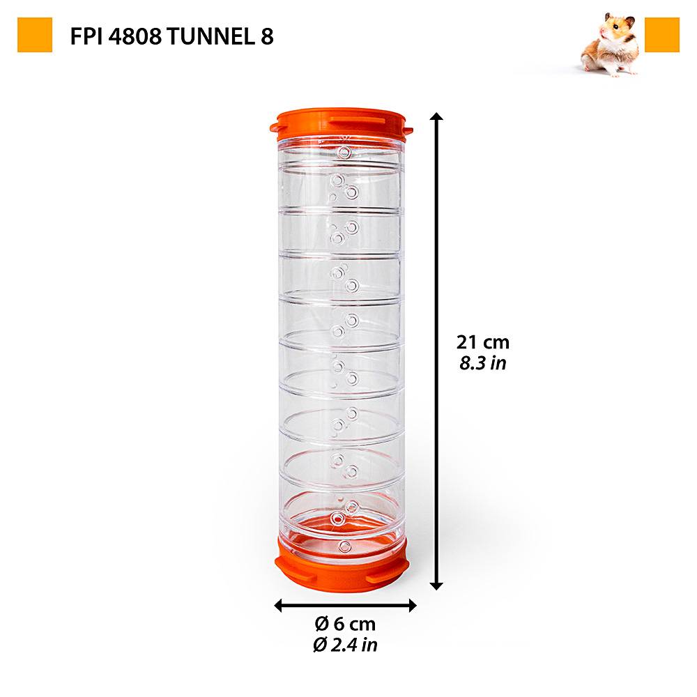 Ferplast - Accessoires rongeurs Ferplast Tube FPI 4808 T TUNNEL 8 Couleurs multiples tunnel - Image 2