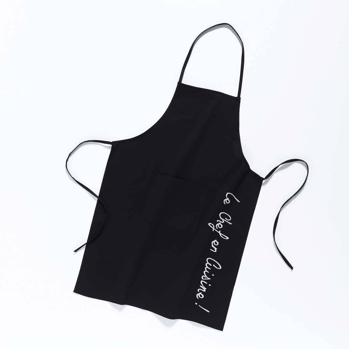 Tablier de Cuisine "Cuistot" 84cm Noir - Image 2