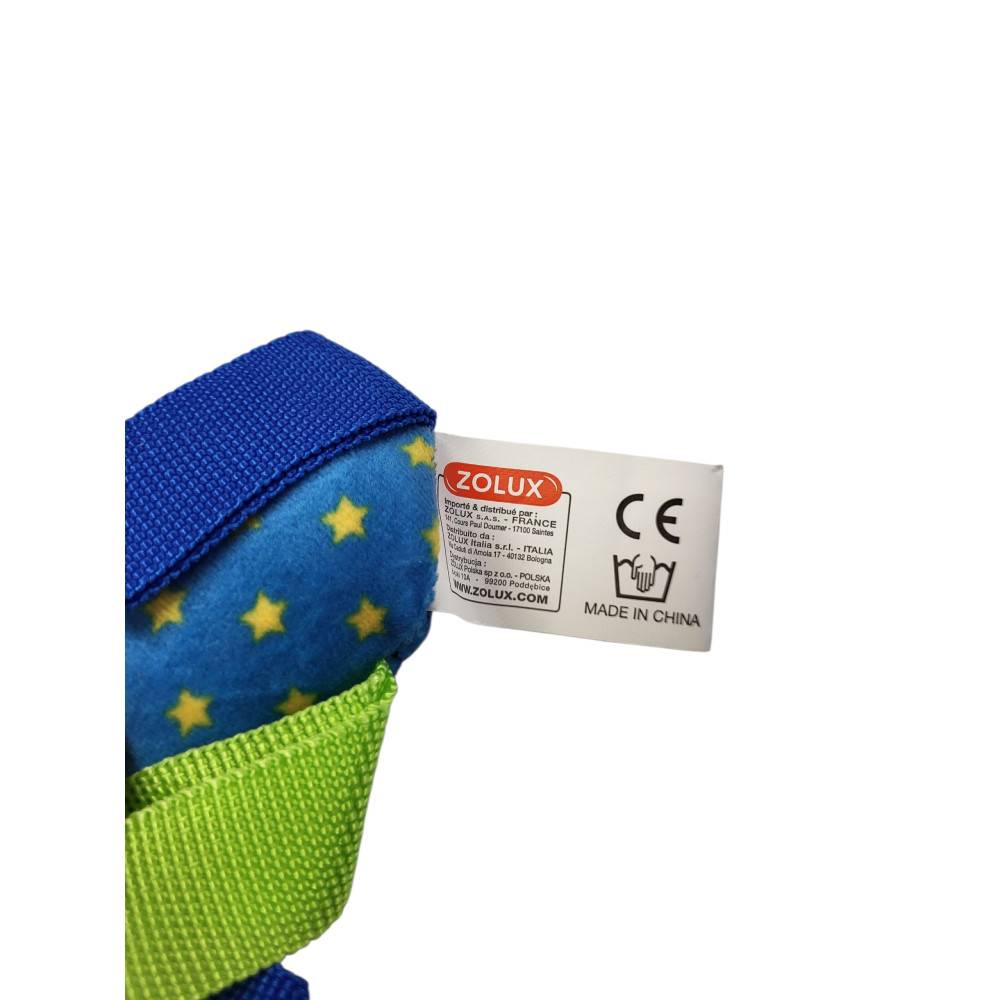 Zolux - Peluche rio girafe bleu anneau à mordiller 26 cm jouet pour chiots - Image 5
