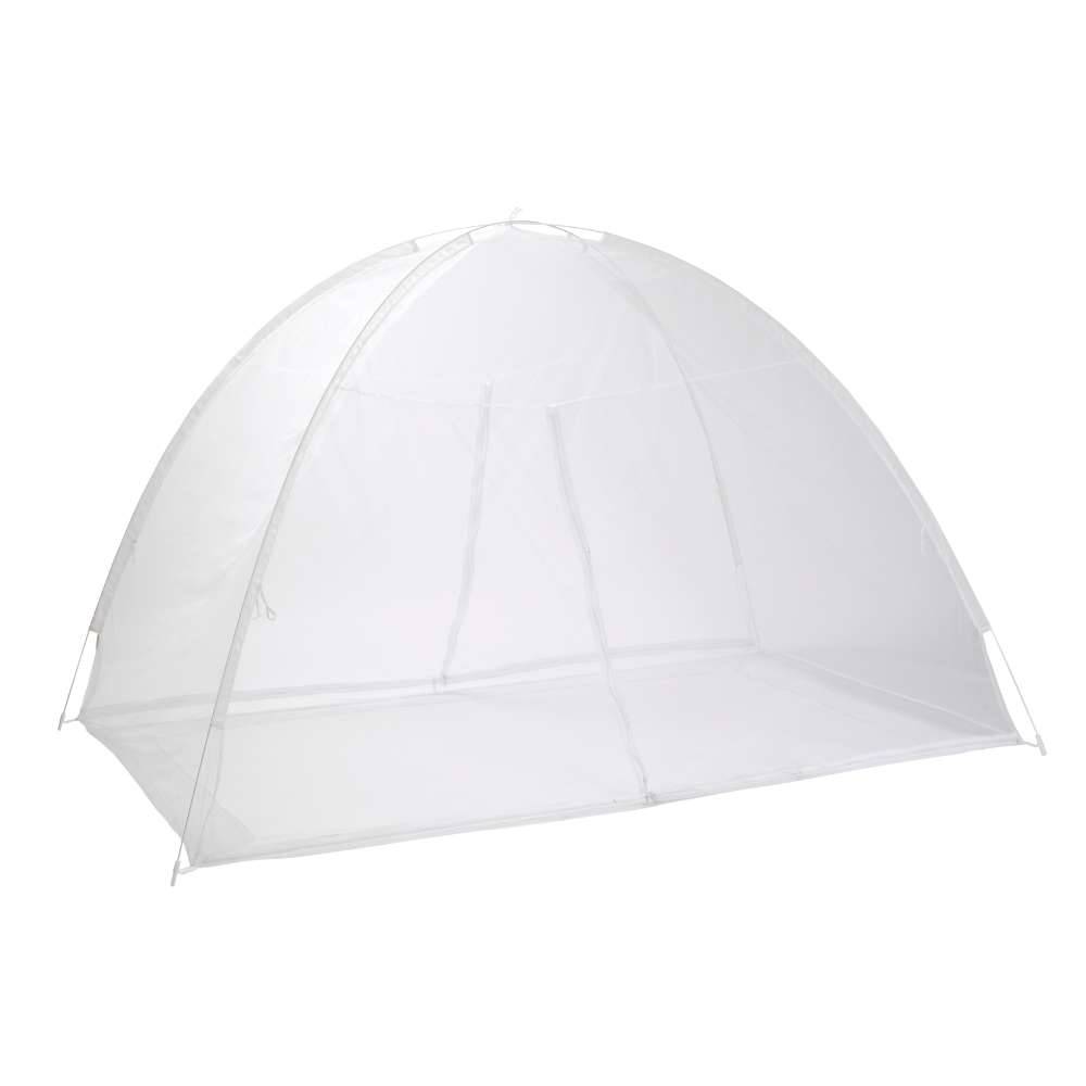 Terre Jardin - Moustiquaire dôme "popup" pour lit 200 x 125 Blanc - Image 2