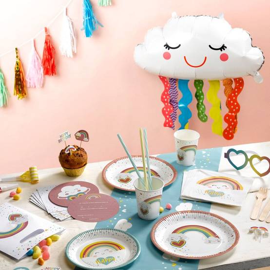 Chemin de Table "Anniversaire Kraft" 28x500cm Naturel - Image 2