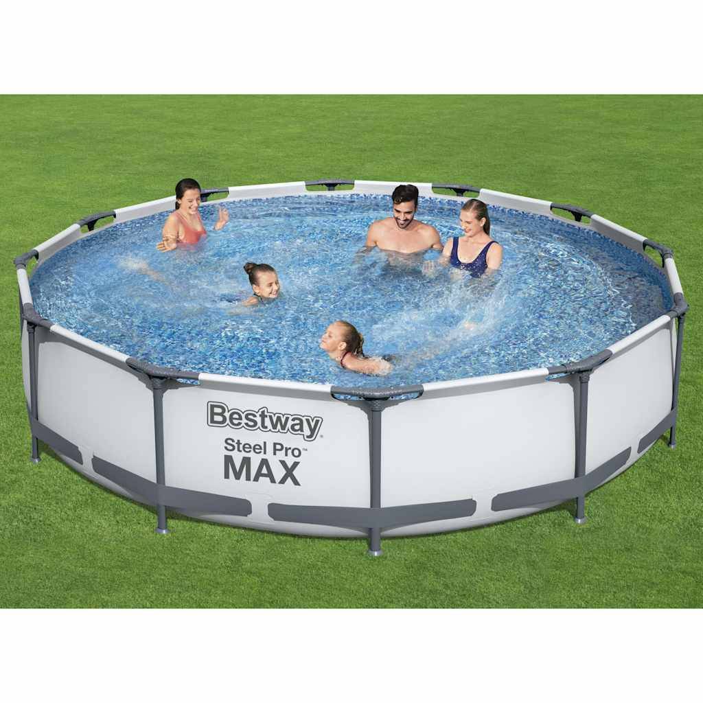 Ensemble de piscine - piscine hors sol Steel Pro MAX 366x76 cm PC439 - Image 2