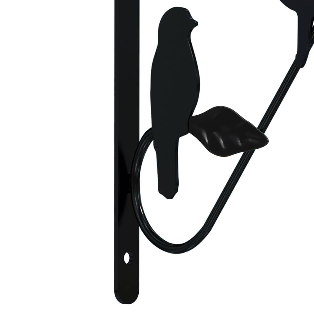 PANGIVO - Supports de panier suspendu acier noir 29.5 x 2 x 26 cm - PANGIVO - Image 6