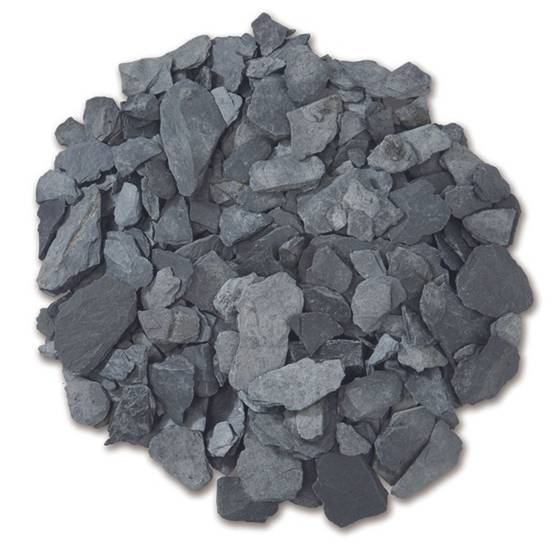 Paillage ardoise 10/40 mm (Sac de 25 kg) - Noir 25 kg - Jardinex - Image 1