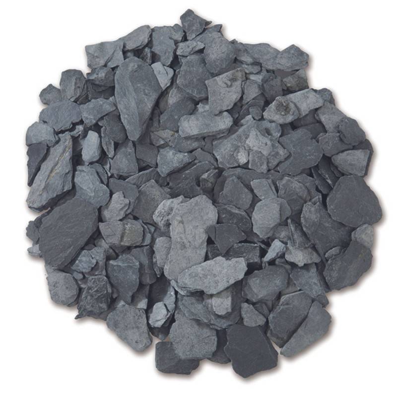 Paillage ardoise 10/40 mm (Sac de 25 kg) - Noir 25 kg - Jardinex - Image 1