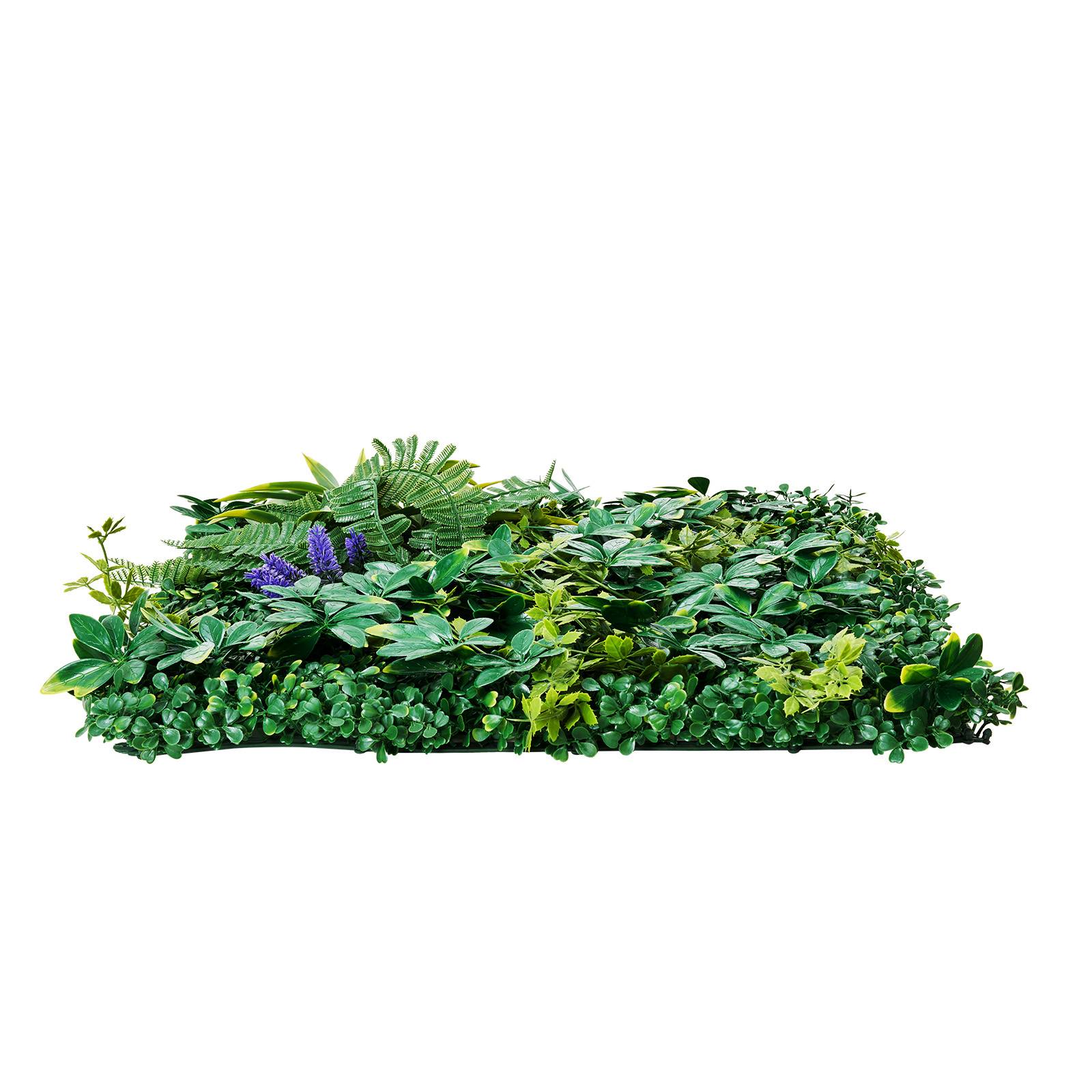 VEVOR Mur végétal artificiel 8pcs, panneau 50x50cm, 3D, emboîtable, lierre. - Image 9