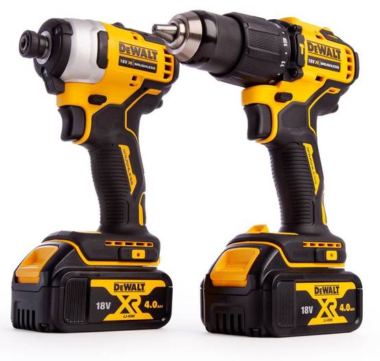 Pack de 2 outils 18V (DCD709/DCF809) + 2 batteries 4Ah + chargeur en coffret DT70708 T-STAK DEWALT DCK2062M2T - Image 2