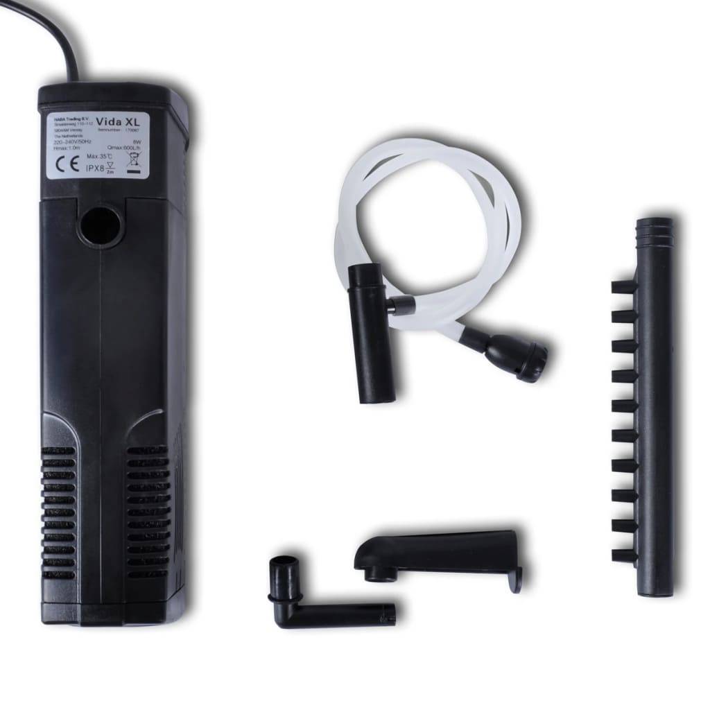 Vidaxl - Pompe de filtration d'aquarium avec charbon actif 600 l/h vidaXL 170087 - Image 5