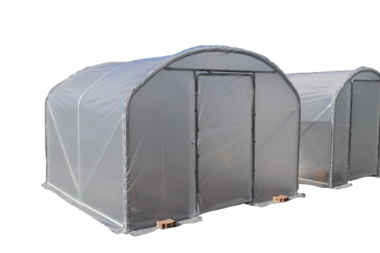 Serre de jardin Saumuroise - 12m² - 2 portes avec bâche diffusante - Jardin Couvert - Image 2